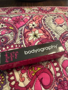 Bodyography Pink Paisley silk fabric texture lipstick 9424